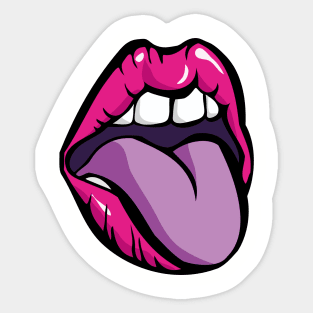 Tongue | Mouth | Lips Sticker